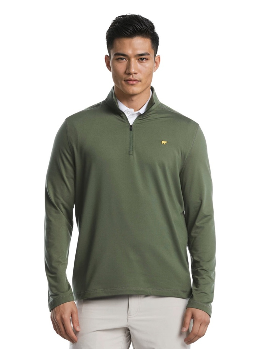 Jack Nicklaus Men's XL 1/4 Zip Fleece Golf Pullover - Thyme